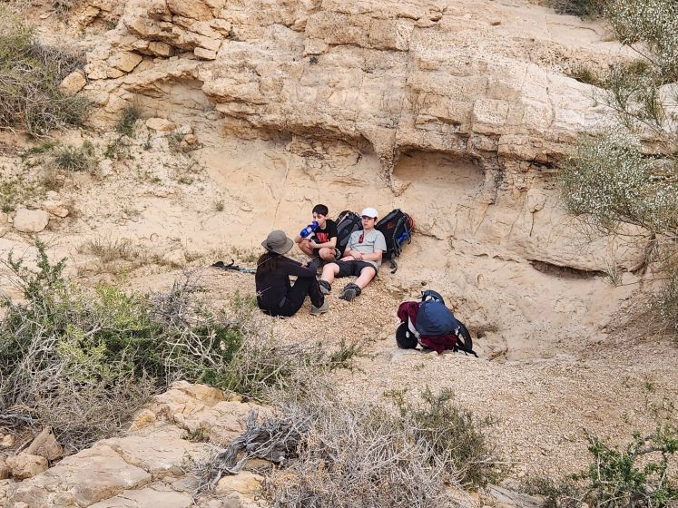 טרק הורה ונער.ה בהר הנגב