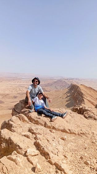 טרק הורה ונער.ה בהר הנגב